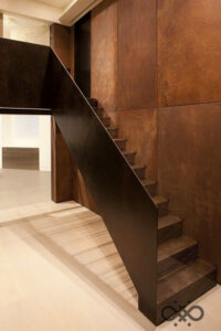 Escalier Corten